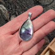 Fluorite Pear Necklace – Echoes of the Lake Collection