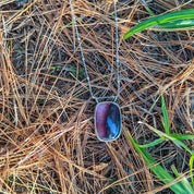 Fluorite Rectangle Necklace – Echoes of the Lake Collection