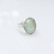 Seraphina’s Sea Ring | Ready-to-Ship Aquamarine Birthstone Ring | Sterling Silver