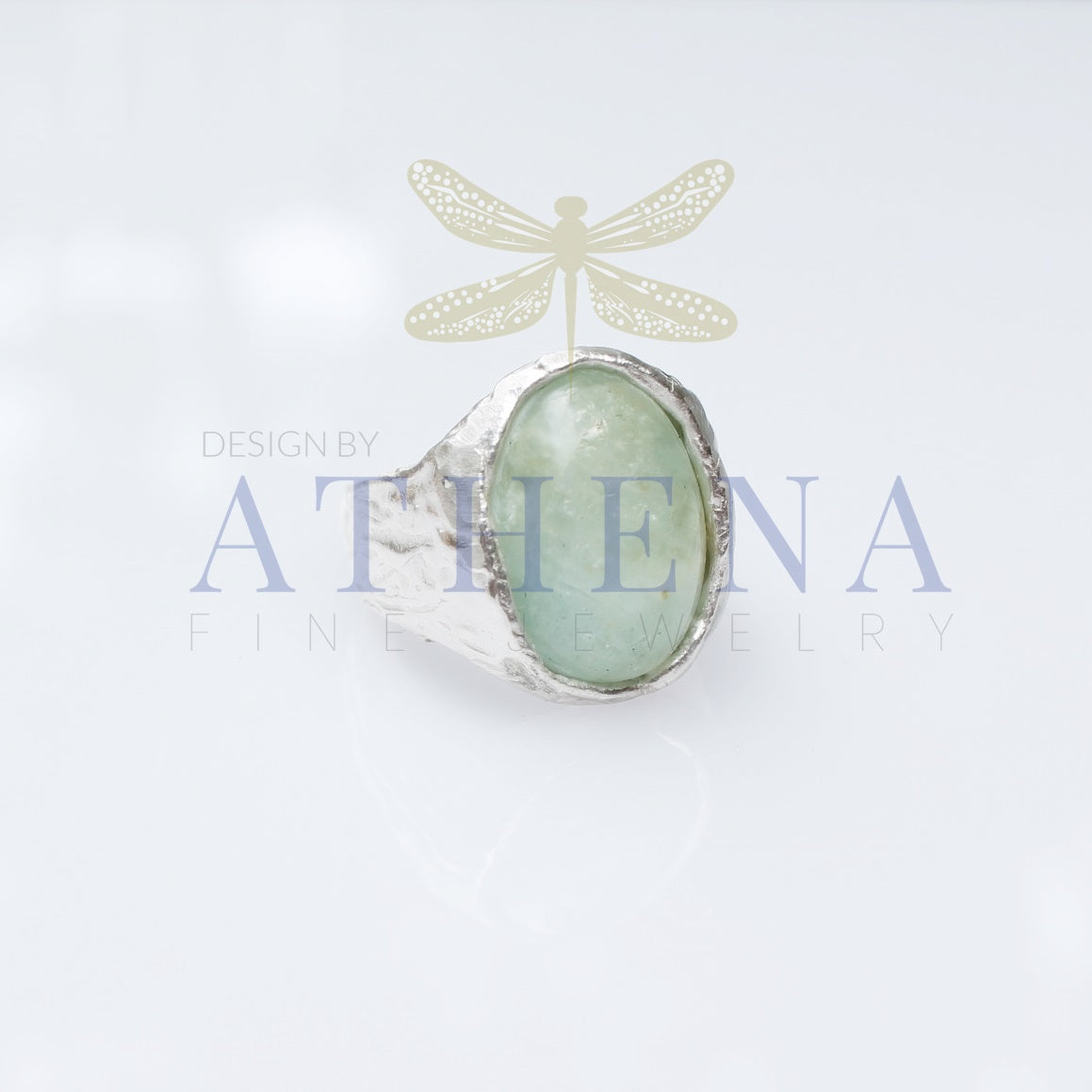 Seraphina’s Sea Ring | Ready-to-Ship Aquamarine Birthstone Ring | Sterling Silver