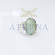 Seraphina’s Sea Ring | Ready-to-Ship Aquamarine Birthstone Ring | Sterling Silver
