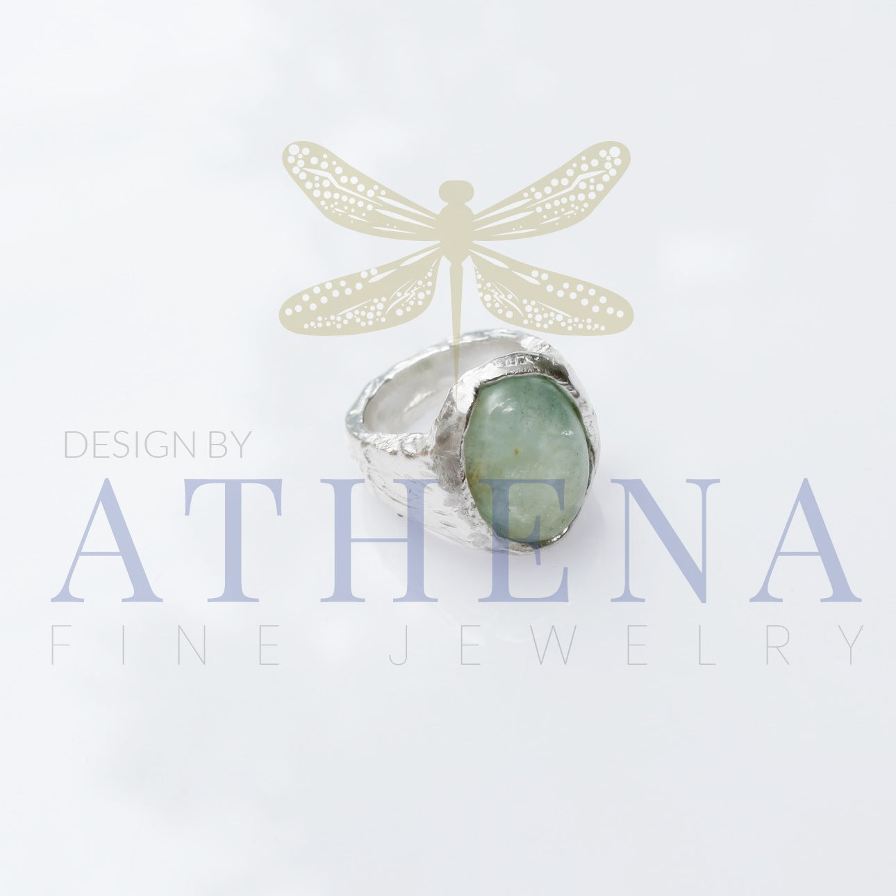 Seraphina’s Sea Ring | Ready-to-Ship Aquamarine Birthstone Ring | Sterling Silver