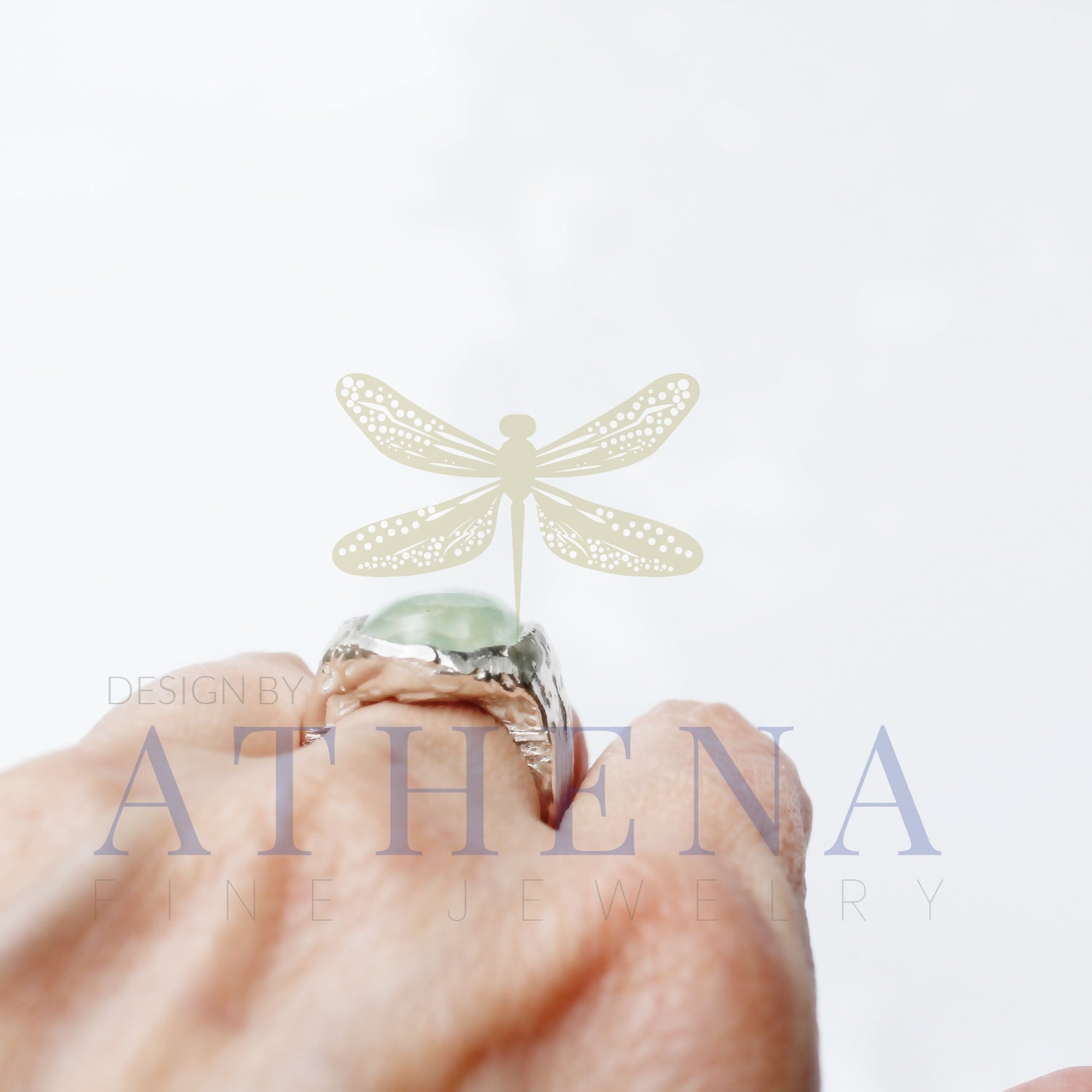 Seraphina’s Sea Ring | Ready-to-Ship Aquamarine Birthstone Ring | Sterling Silver