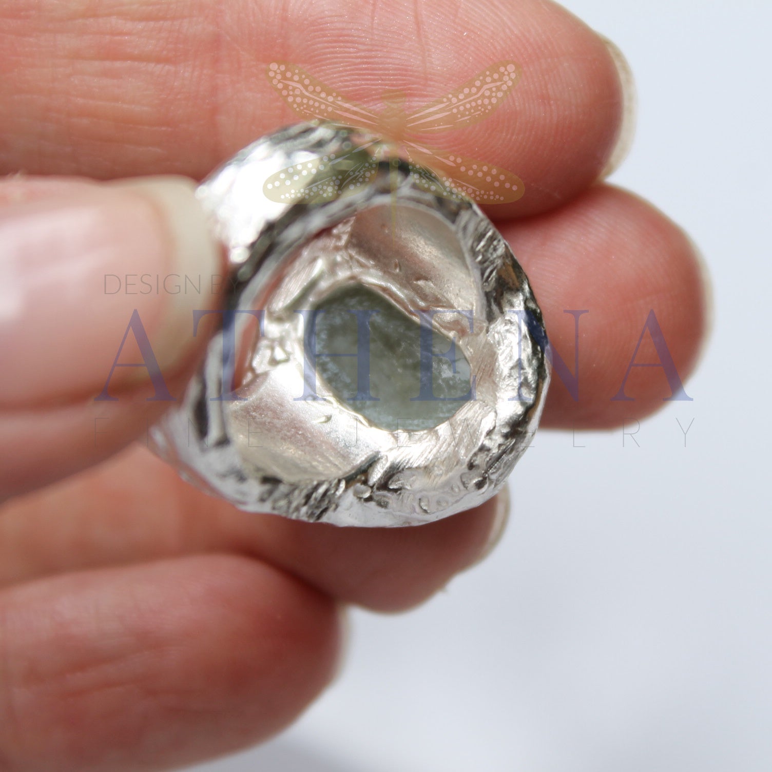 Seraphina’s Sea Ring | Ready-to-Ship Aquamarine Birthstone Ring | Sterling Silver