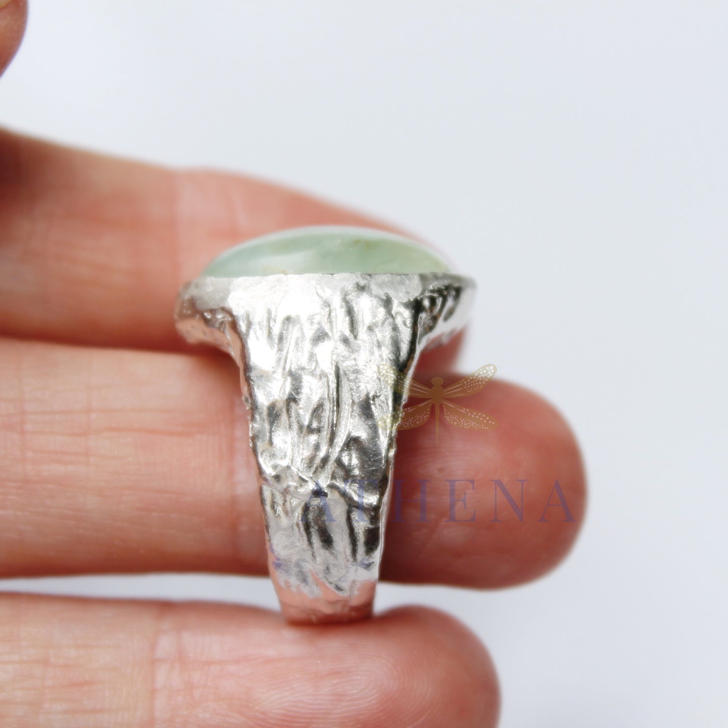 Seraphina’s Sea Ring | Ready-to-Ship Aquamarine Birthstone Ring | Sterling Silver