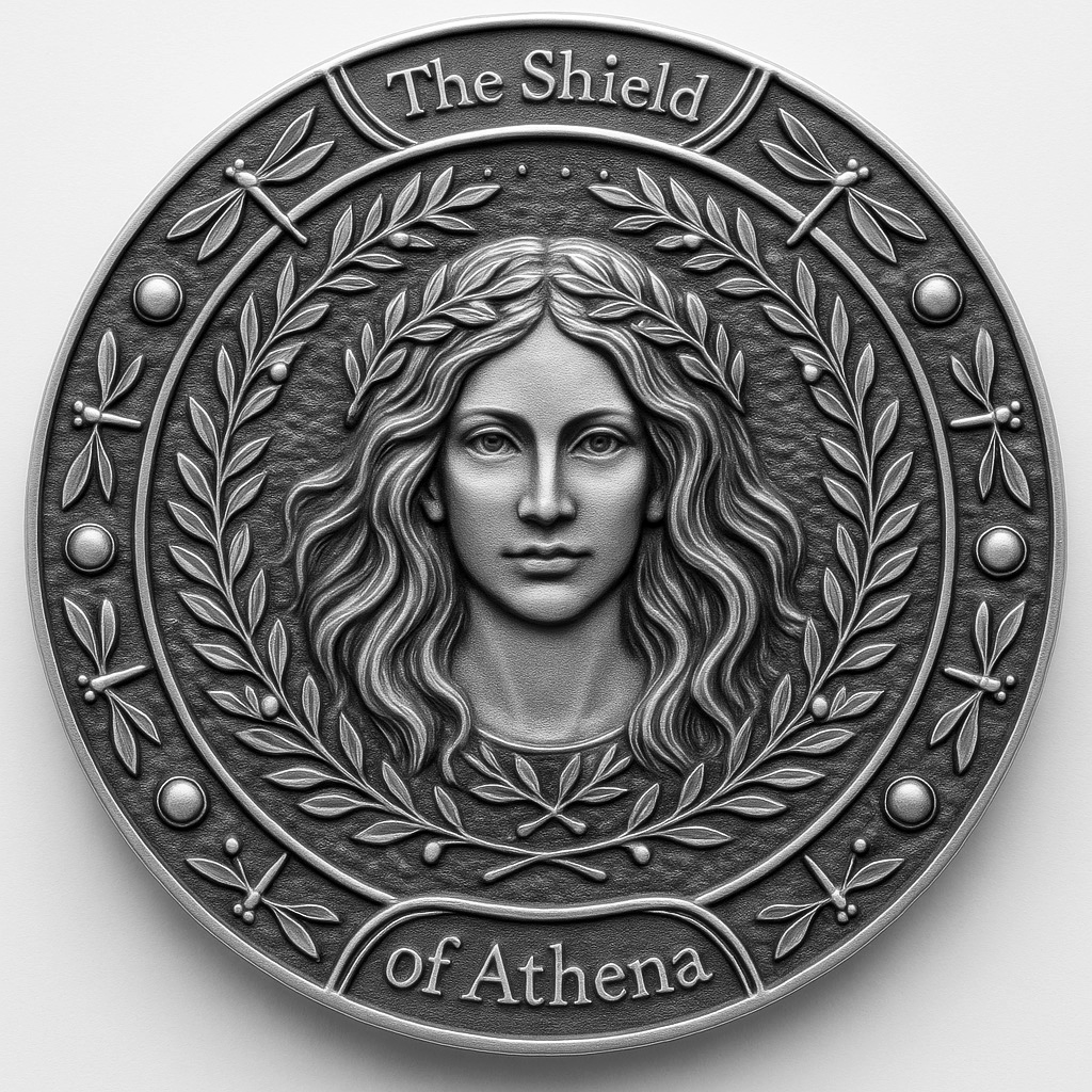 The Shield of Athena | Pendant | Made to Order | Sterling or Gold