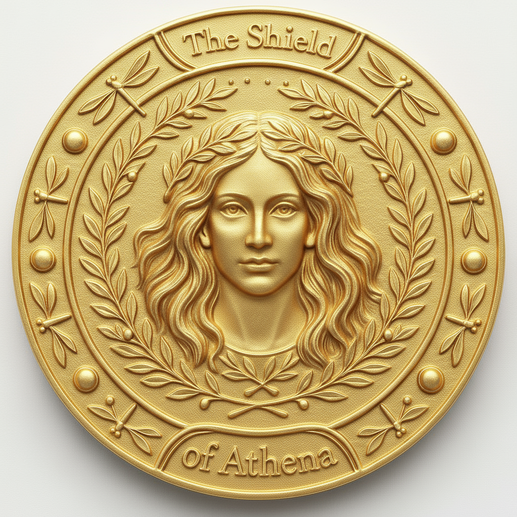 The Shield of Athena | Pendant | Made to Order | Sterling or Gold