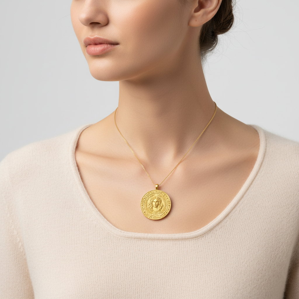 The Shield of Athena | Pendant | Made to Order | Sterling or Gold