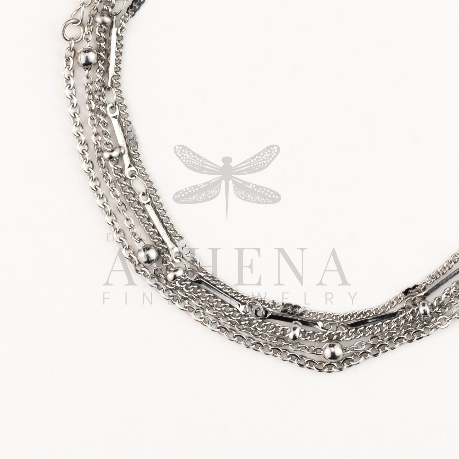 Sample Sale: 5-Piece Stainless Steel Anklet Set – Customizable Length, Tarnish-Resistant, Gold/Silver Finish