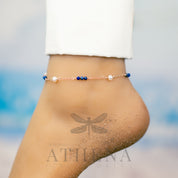 Royal Sunset Anklet in Rose Gold Fill