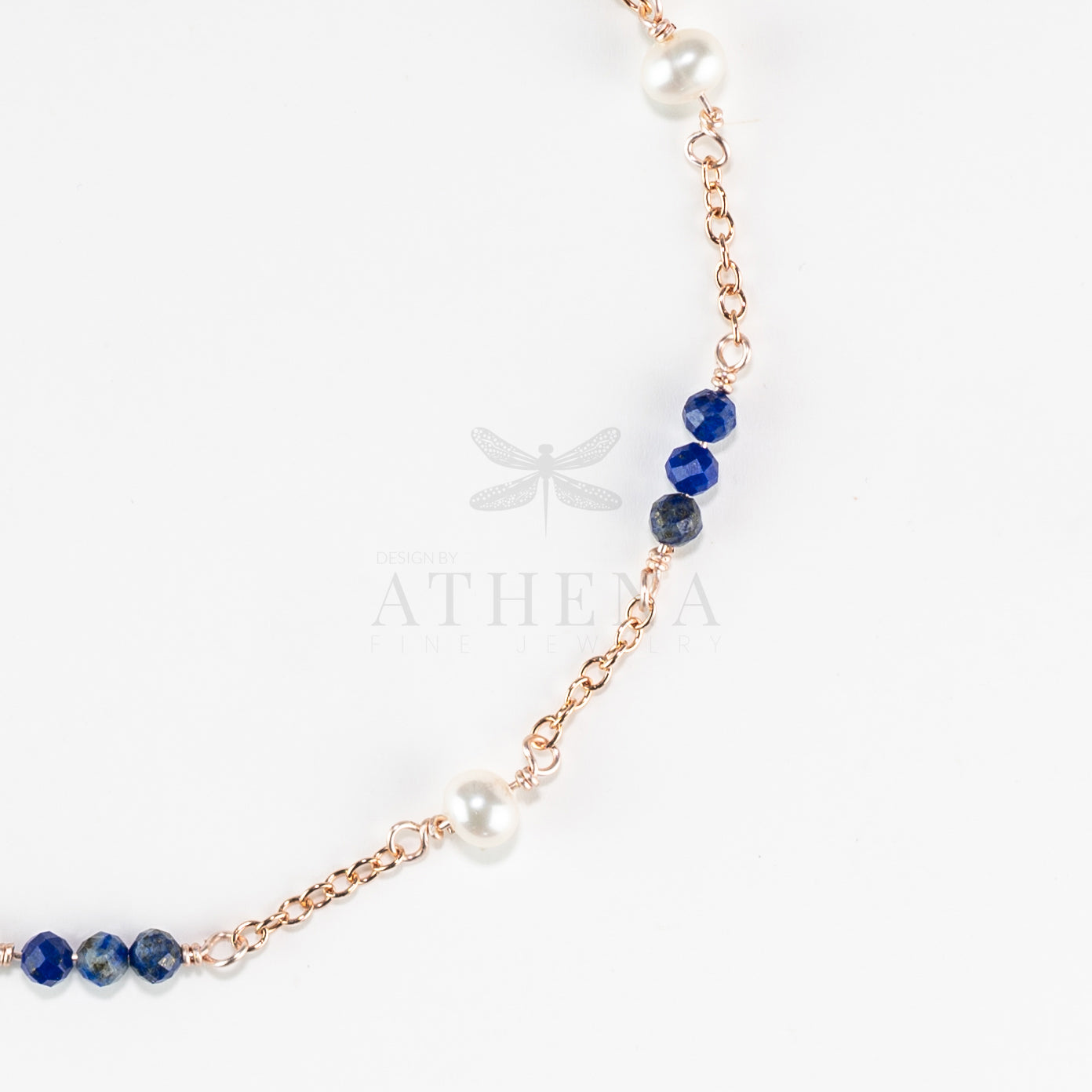 Royal Sunset Anklet in Rose Gold Fill