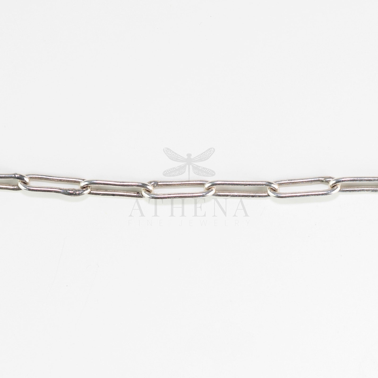 Athena's Bold Link Anklet in Sterling Silver