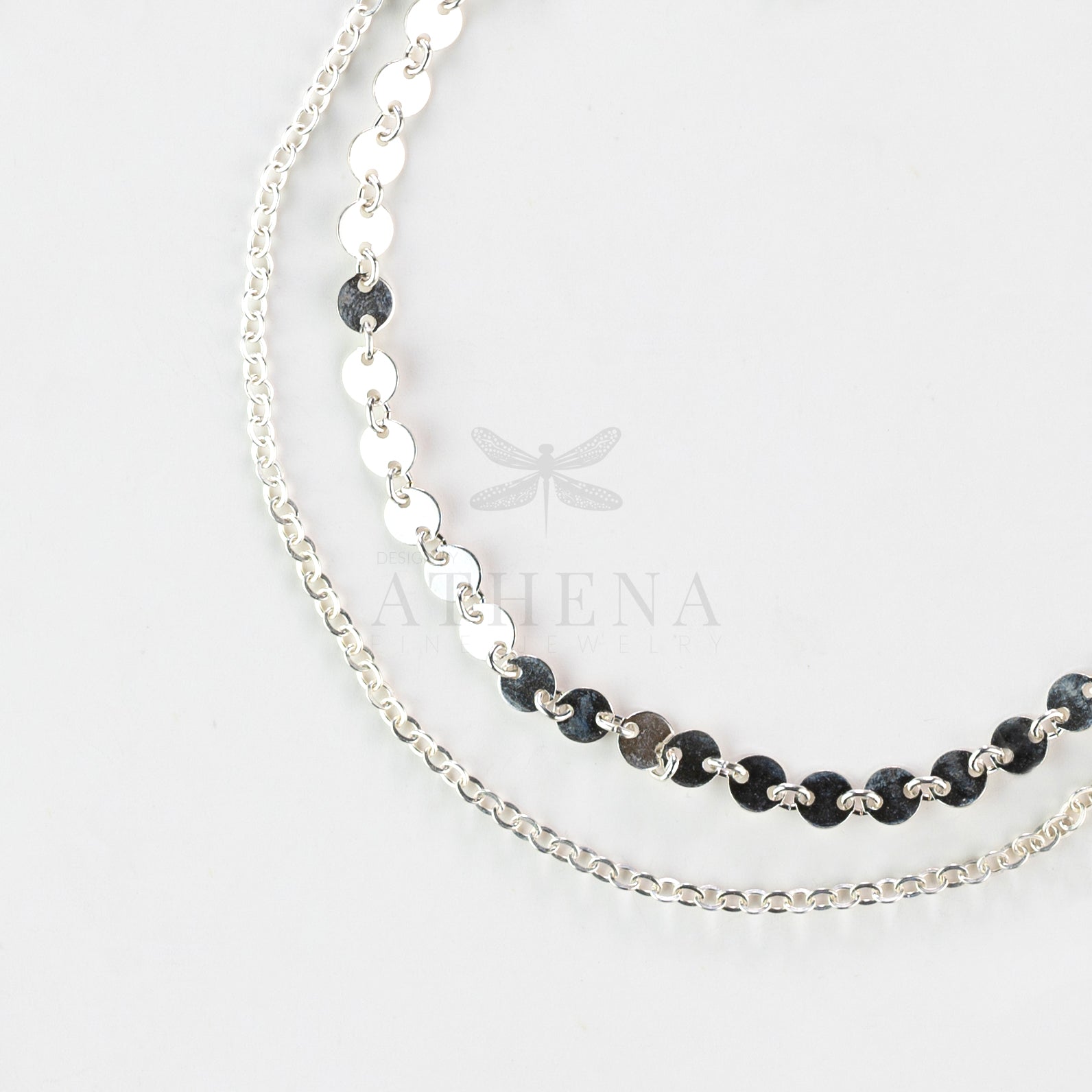 Layering Disc Chain Anklet