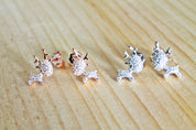 Cute Reindeer Earrings and Necklace