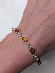 Sunpath Bracelet | Sterling Silver Baltic Amber Bracelet | Tears of the Sun