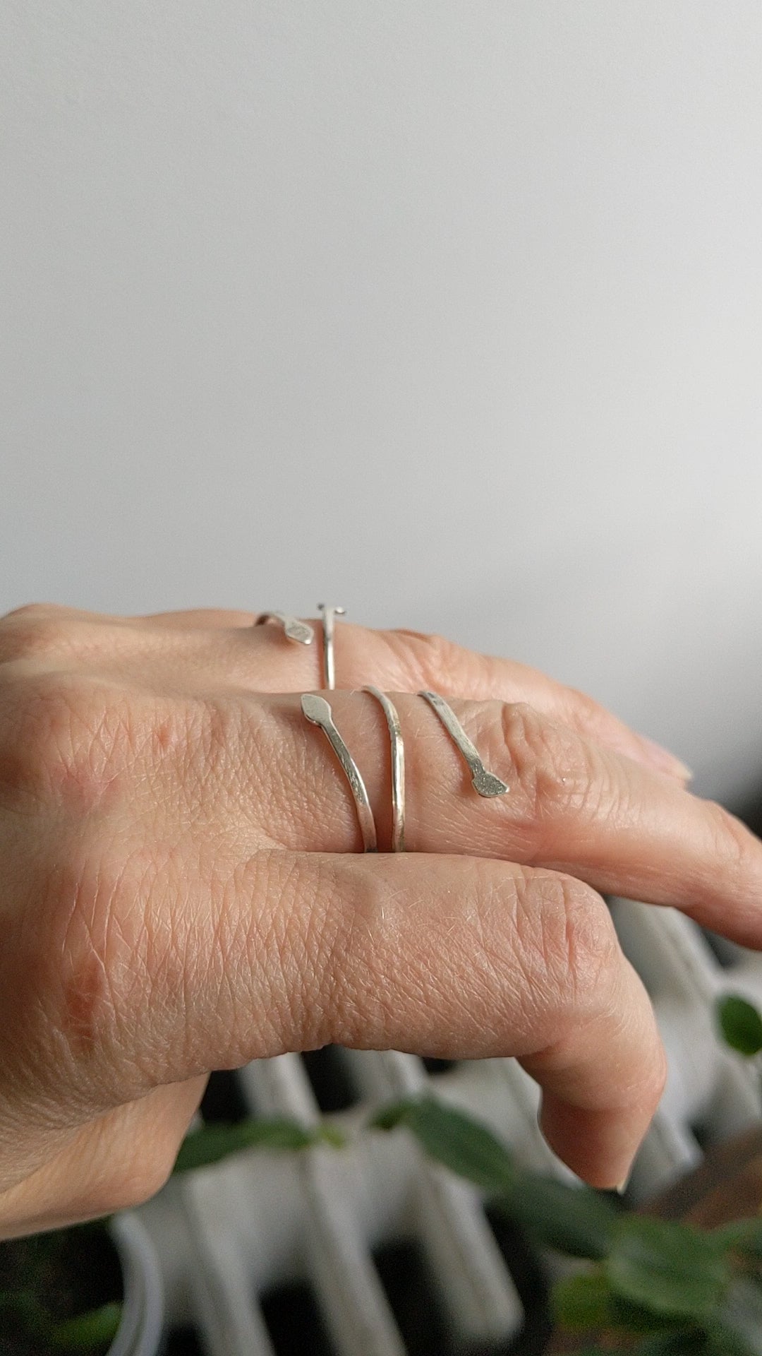 Open Vine Ring in Sterling Silver