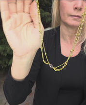 Sample Sale: Stainless Steel Birthstone Necklace