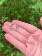 Orbit Ring – Sterling Silver or 18K Yellow Gold