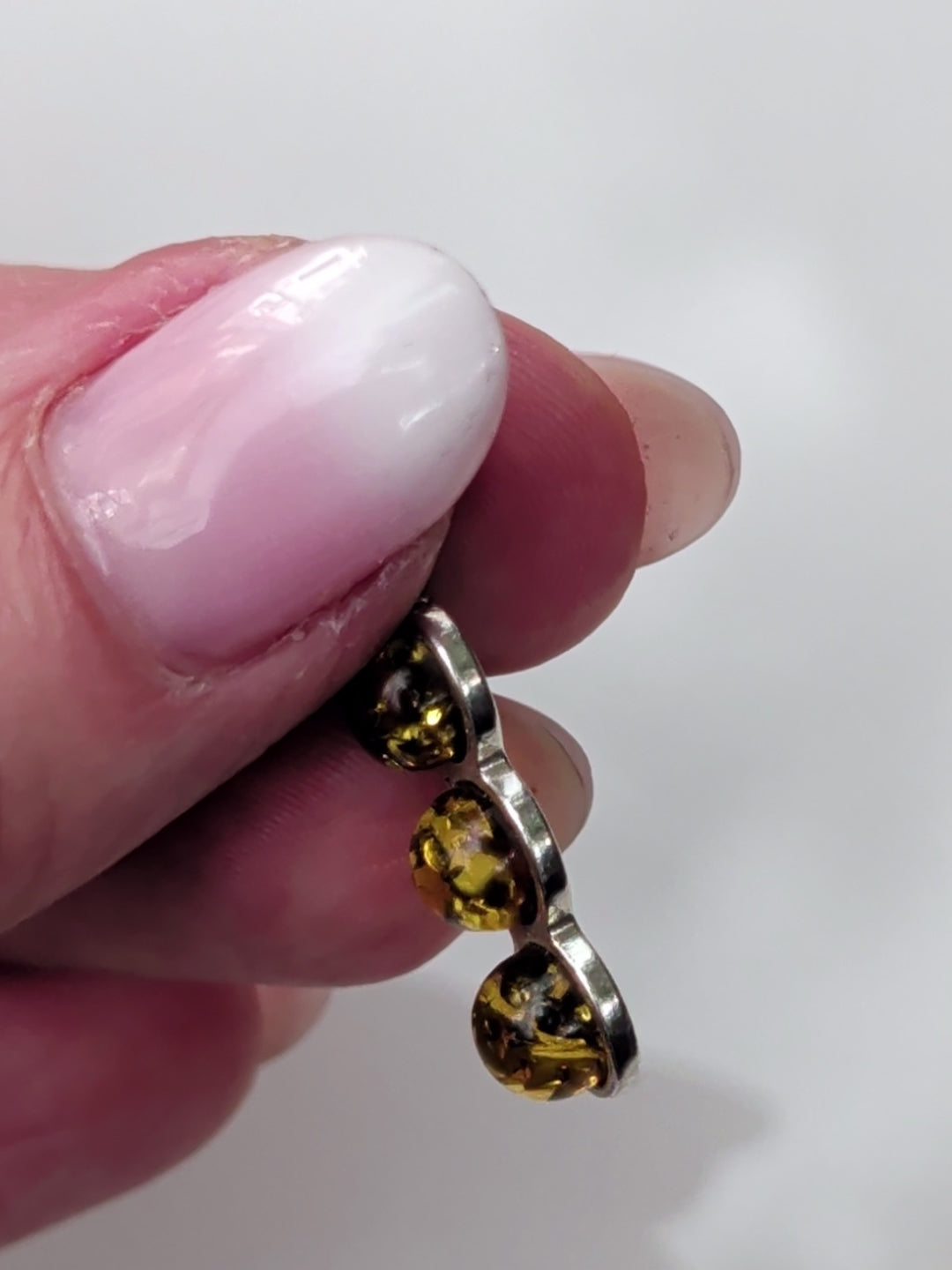 Forest Ray Pendant | Sterling Silver Baltic Amber | Tears of the Sun