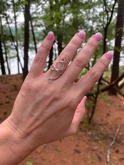 Open Circle Ring | Sterling Silver or 18K Gold | Circa | Handcrafted Geometric Statement Ring