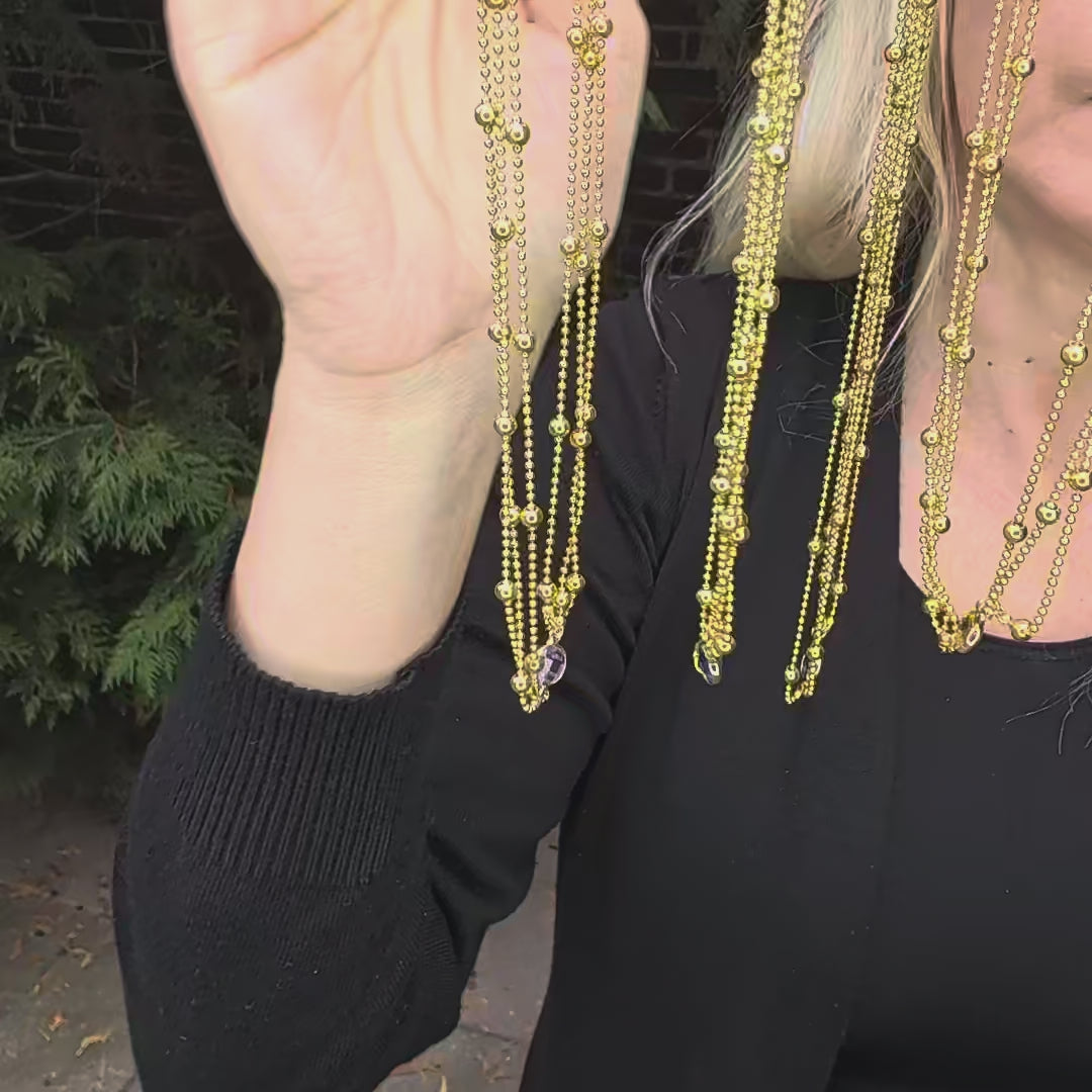 Sample Sale: Stainless Steel Birthstone Necklace