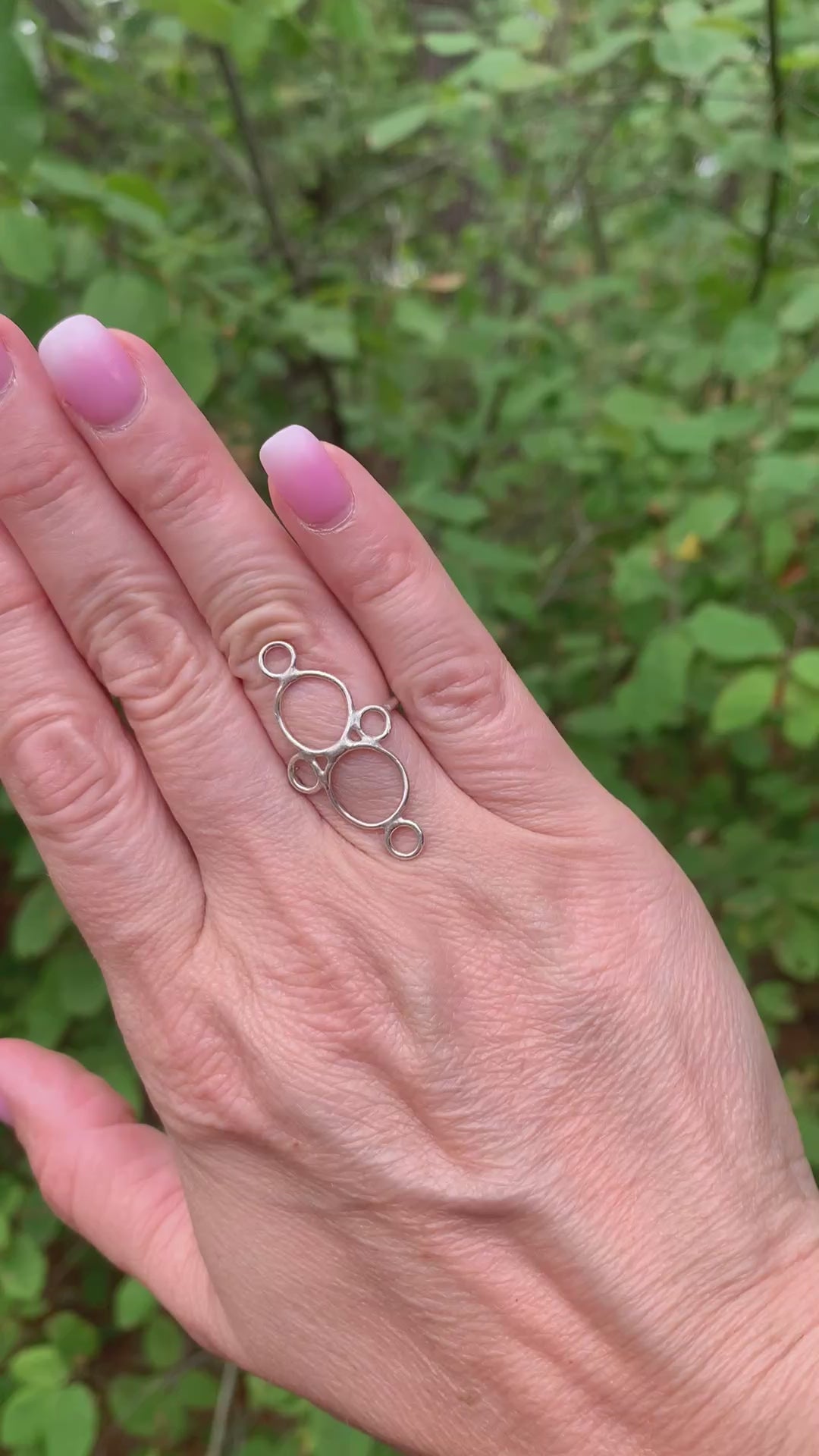 Open Circle Ring | Sterling Silver or 18K Gold | Circa | Handcrafted Geometric Statement Ring