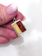 Daybreak Pendant | Sterling Silver Baltic Amber | Tears of the Sun