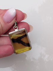 Solar Vein Pendant | Sterling Silver Baltic Silver | Tears of the Sun