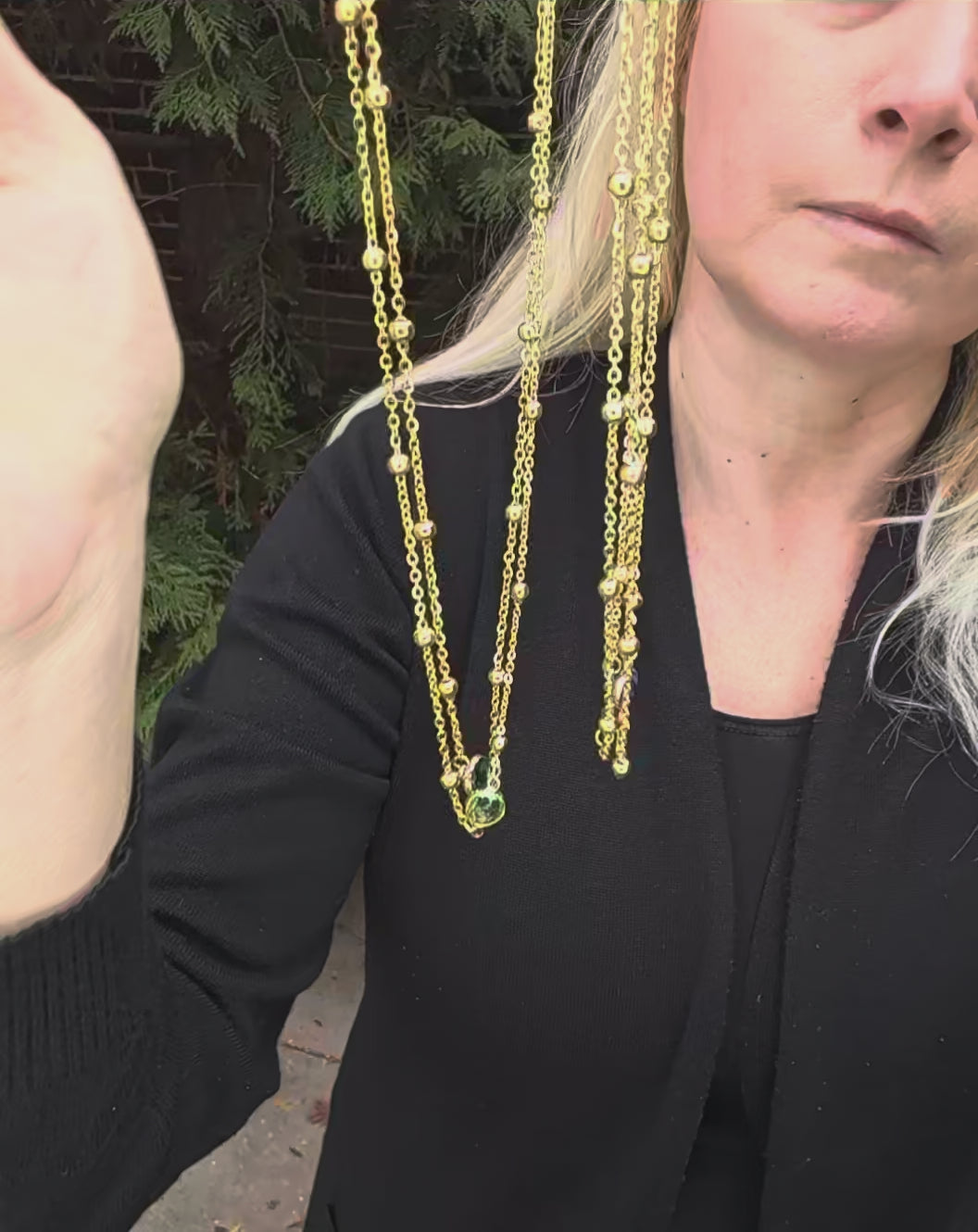 Sample Sale: Single Birthstone Stainless Steel Necklace