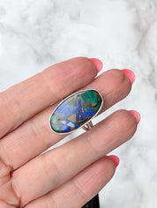 Tectonic Ring | One of a Kind | Argentium Silver | Select a Size