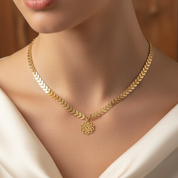 Sample Sale: Chevron Pendant Necklace — Lotus, Mandala & More