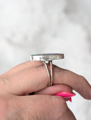 Tectonic Ring | One of a Kind | Argentium Silver | Select a Size