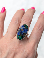 Tectonic Ring | One of a Kind | Argentium Silver | Select a Size