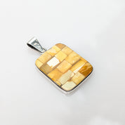 Temple of Light Pendant | Sterling Silver Baltic Amber | Tears of the Sun