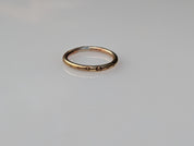 Handmade Stacking Ring — Solid Brass or Copper | Sizes 5–11