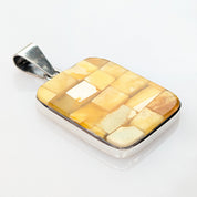 Temple of Light Pendant | Sterling Silver Baltic Amber | Tears of the Sun