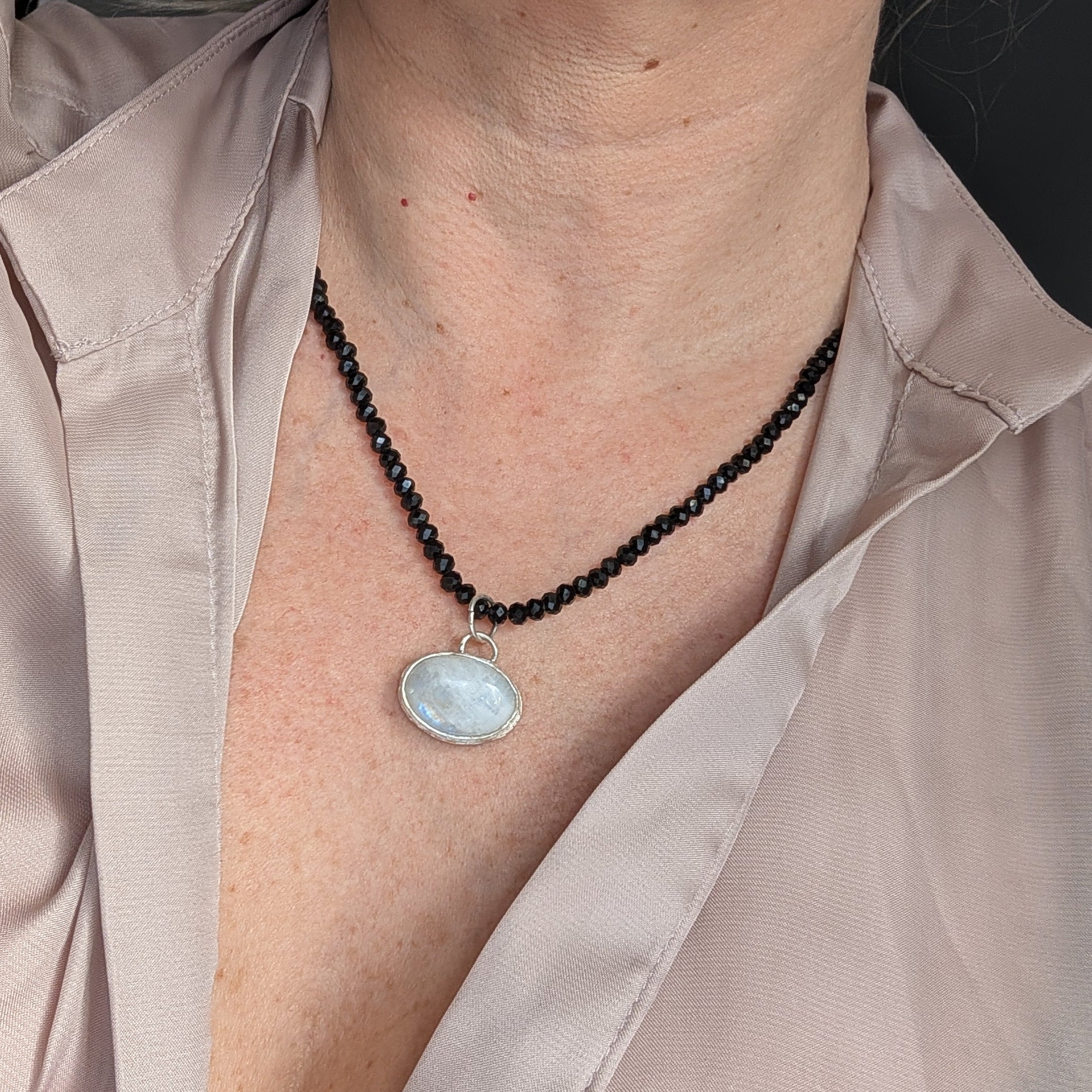 Moonstone Necklace | The Night Sea Collection