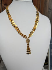 Sample Sale: Gold Cascade Mandala Necklace