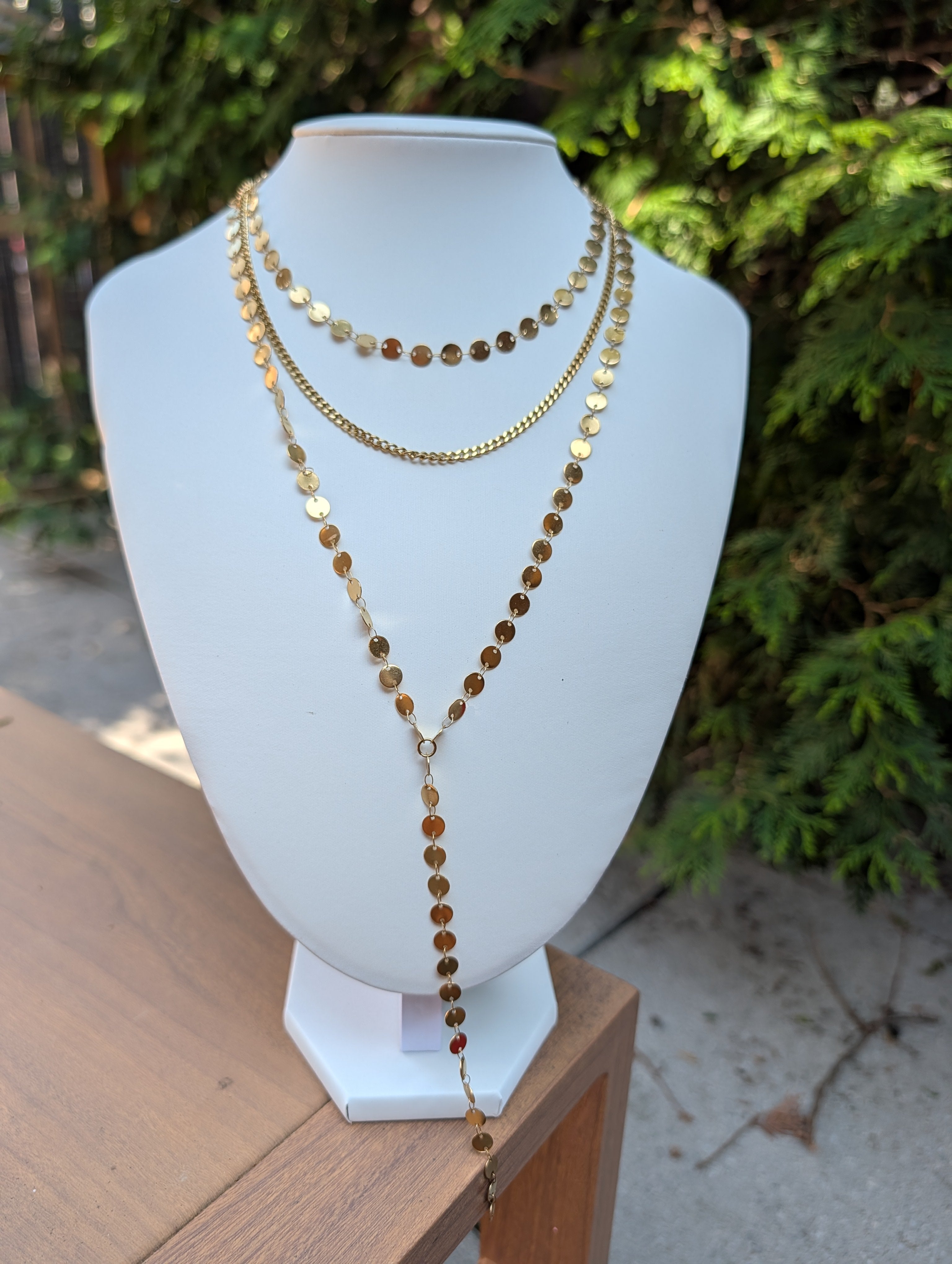 Sample Sale: Layering Y Necklace in Stainless Steel