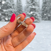 Blue Hour Ring – Blue Opal in Sterling Silver Sz 9