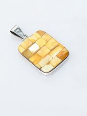 Temple of Light Pendant | Sterling Silver Baltic Amber | Tears of the Sun