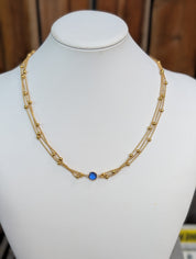 Sample Sale: Stainless Steel Birthstone Necklace