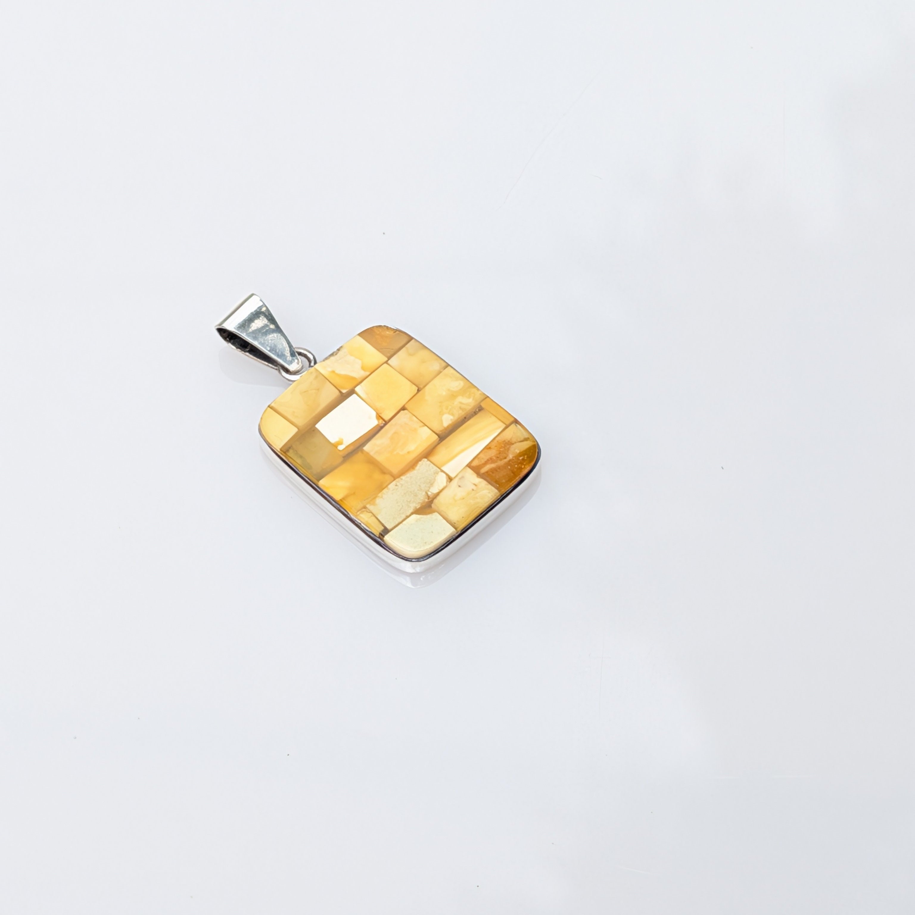 Temple of Light Pendant | Sterling Silver Baltic Amber | Tears of the Sun