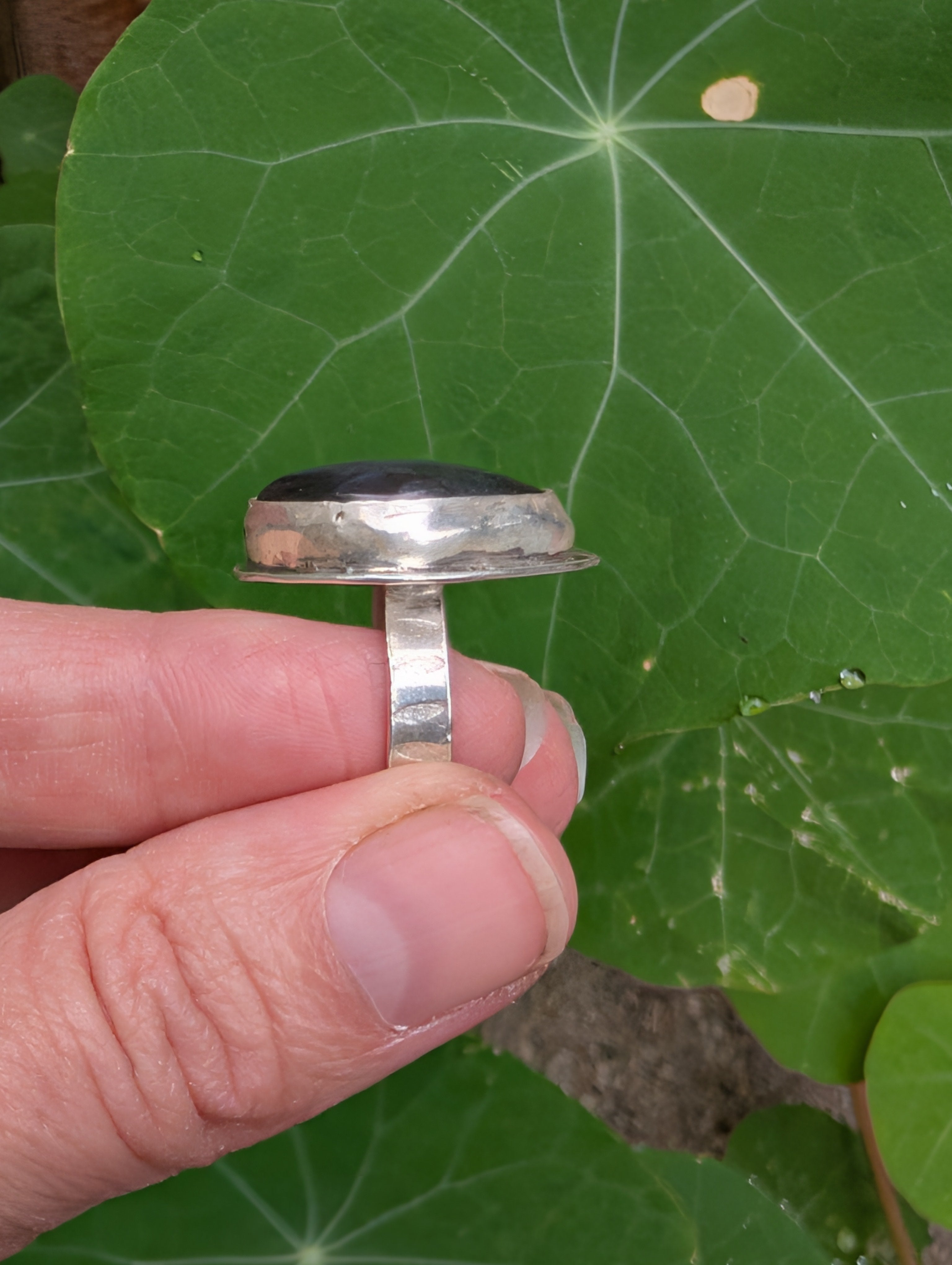 Tidal Rift — Labradorite Ring in Sterling Silver