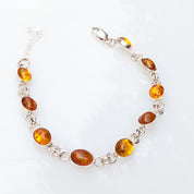 Sunpath Bracelet | Sterling Silver Baltic Amber Bracelet | Tears of the Sun