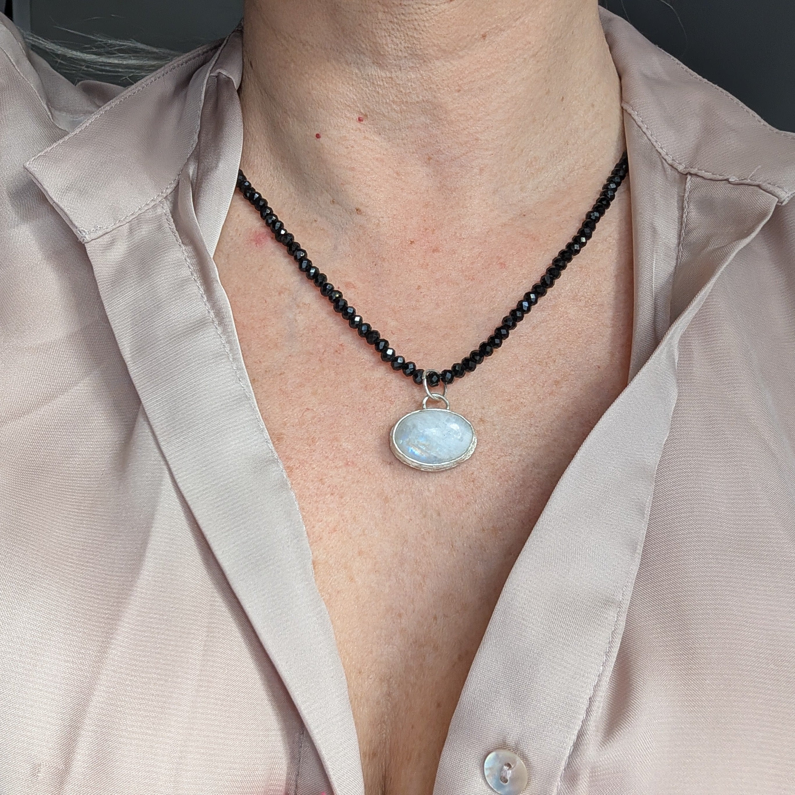 Moonstone Necklace | The Night Sea Collection