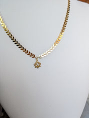 Sample Sale: Chevron Pendant Necklace — Lotus, Mandala & More