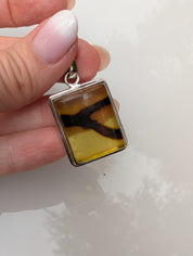 Solar Vein Pendant | Sterling Silver Baltic Silver | Tears of the Sun