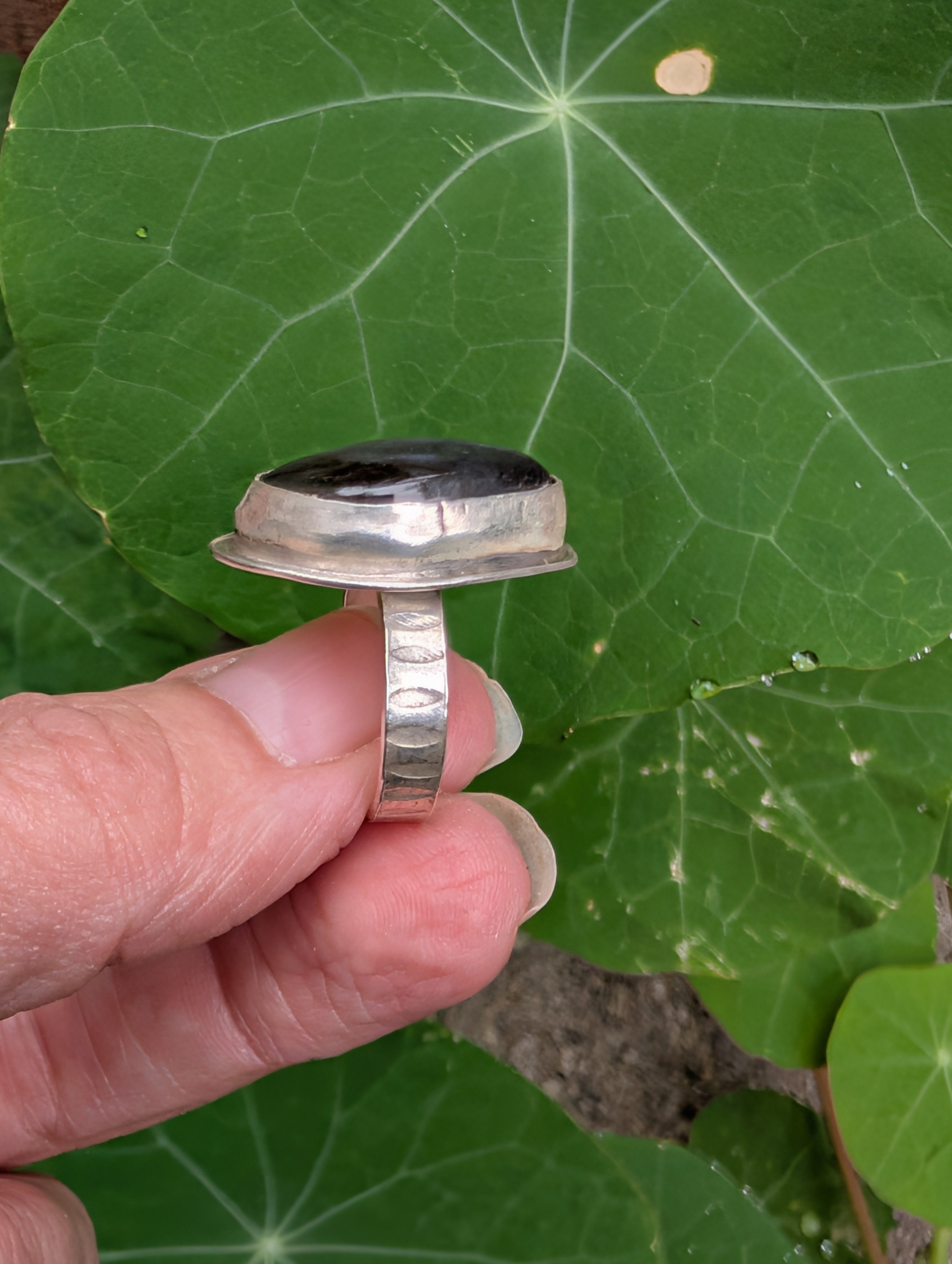 Tidal Rift — Labradorite Ring in Sterling Silver