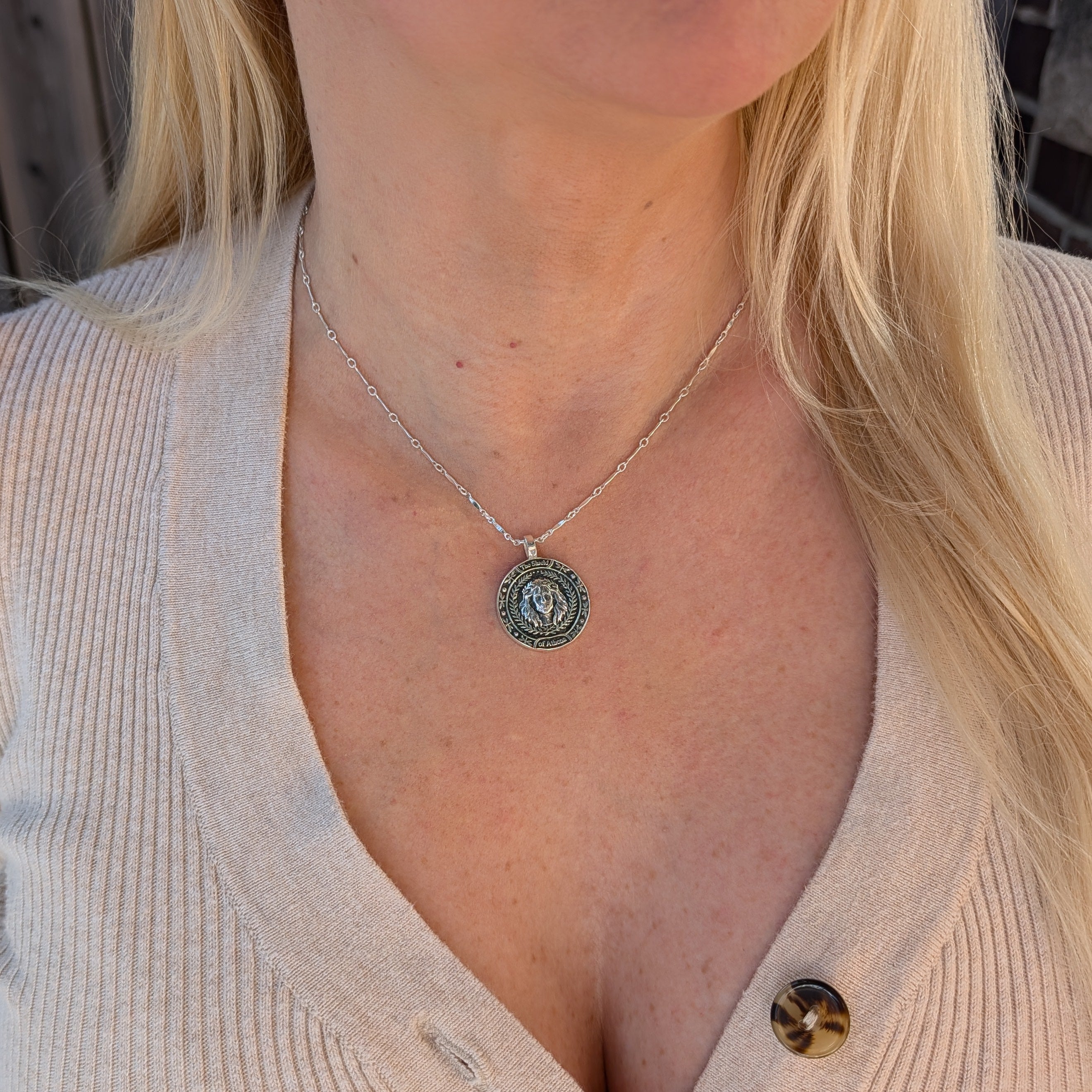 The Shield of Athena | Pendant | Made to Order | Sterling or Gold